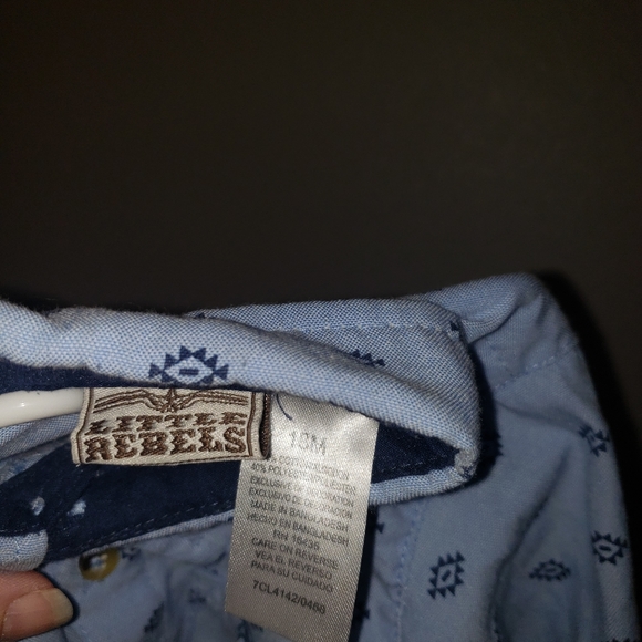 Little Rebel - wild & free - button down onesie - Picture 3 of 3